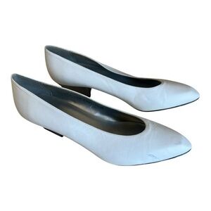 Nina White Vintage 80s Pump Shoes Size 7.5M